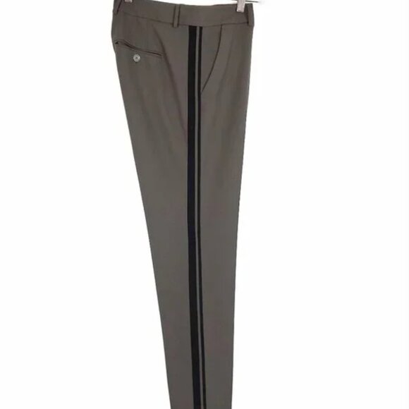 VINCE Tapered Tuxedo Pants Trousers SZ 6 - Picture 3 of 16